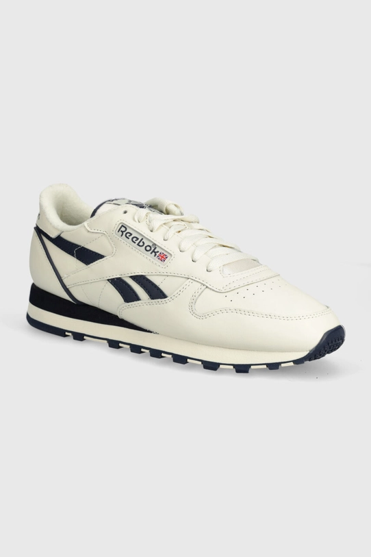 Δερμάτινα αθλητικά παπούτσια Reebok Classic Classic Leather 1983 Vintage μικρό μπεζ 100202782