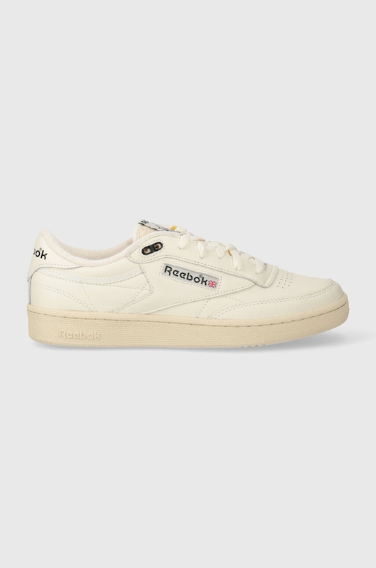 Reebok Classic sneakersy skórzane Club C 85 Vintage 100033000 beżowy SS24