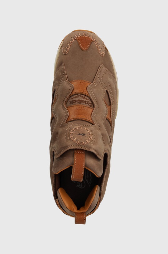 Reebok Classic sneakersy nubukowe Instapump Fury 94 brązowy 100074126