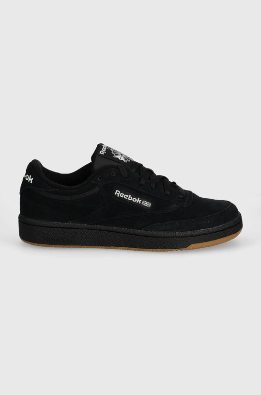Замшеві кросівки Reebok Classic Club C 85 100074449 чорний SS24