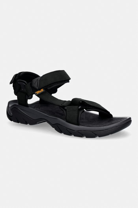 Teva sandały męskie nubukowe Terra Fi 5 Universal Leather czarny 1099442
