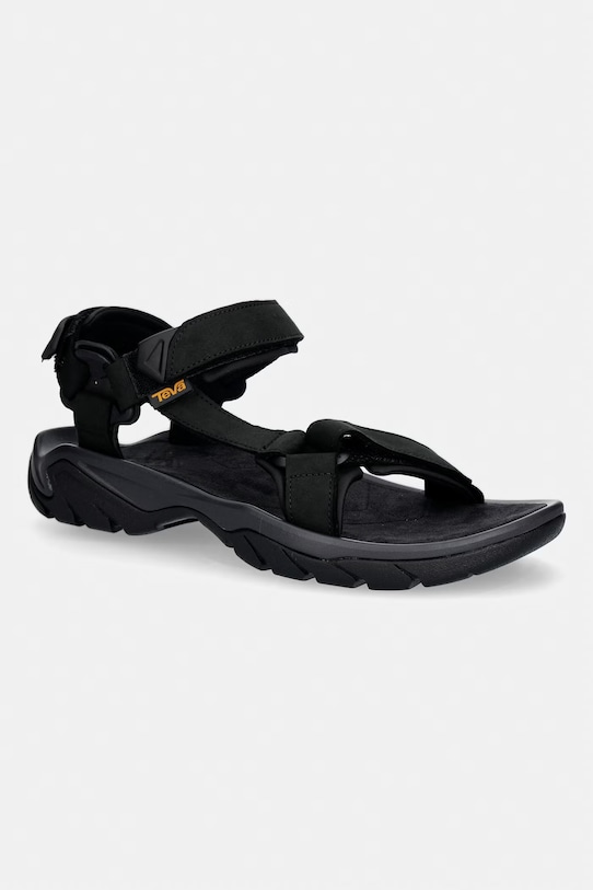 Teva sandały męskie nubukowe Terra Fi 5 Universal Leather czarny 1099442