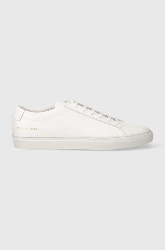 Common Projects sneakers din piele Original Achilles Low 1528.0506 alb SS24