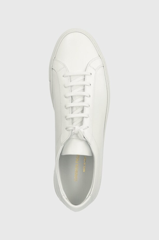 Common Projects sneakers din piele Original Achilles Low alb 1528.0506