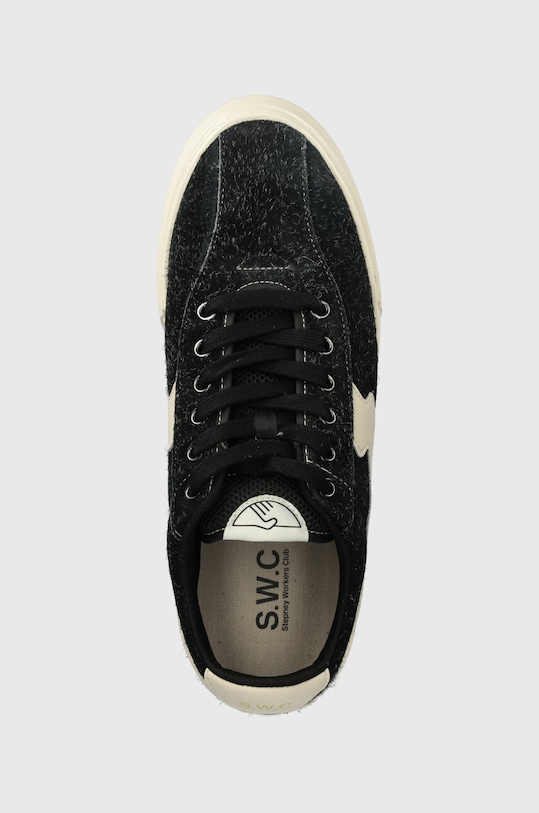 Stepney Workers Club sneakers din piele intoarsă Dellow S-Strike Cup Raw Suede negru YA15017