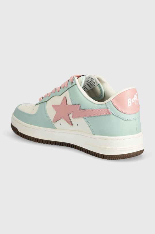 Обувь Кожаные кроссовки A Bathing Ape Bape Sta #4 M1 1J30191011 бирюзовый