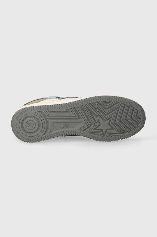 Кожаные кроссовки A Bathing Ape Bape Sta #4 M1 1J30191011 бежевый