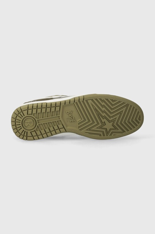 A Bathing Ape sneakers in pelle Bape Sk8 Sta #4 M1 1J30191026 verde