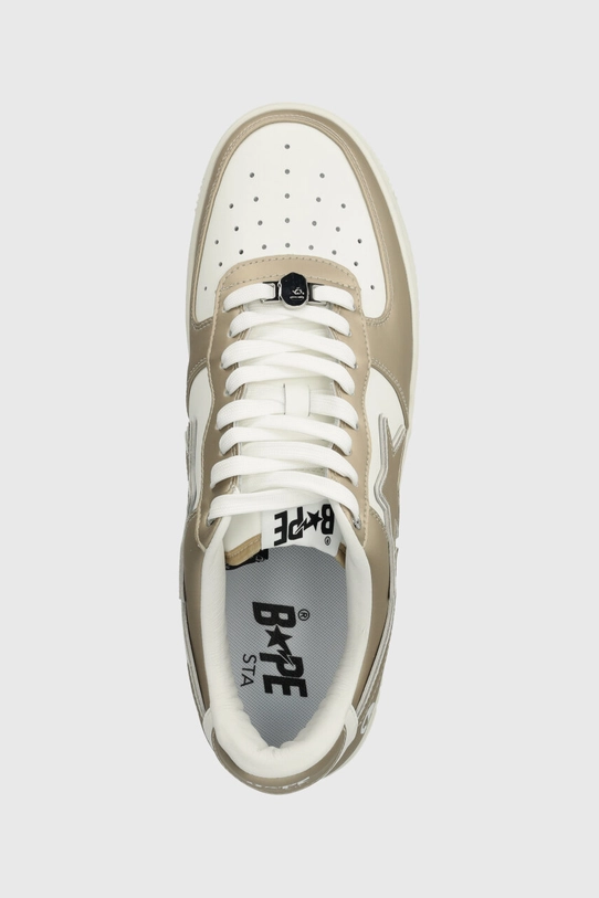 Шкіряні кросівки A Bathing Ape Bape Sta #4 M1 золотий 1J80191053