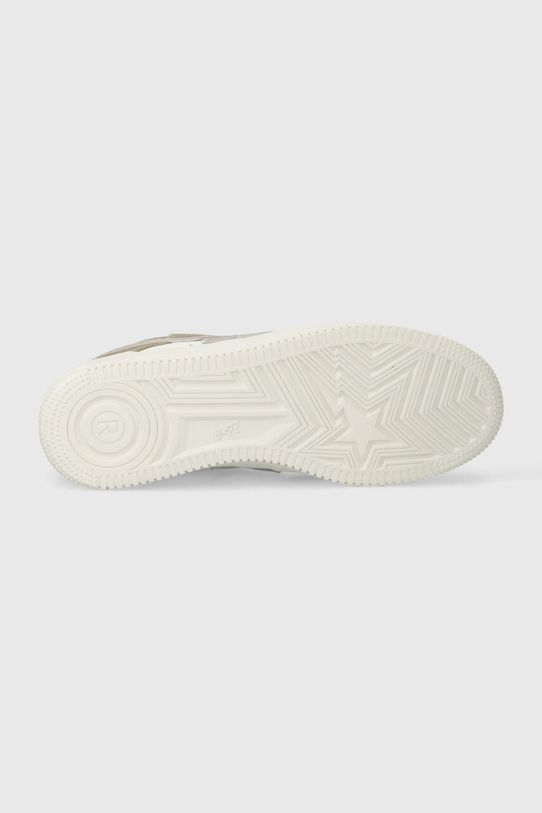 Кожаные кроссовки A Bathing Ape Bape Sta #4 M1 1J80191053 золотой
