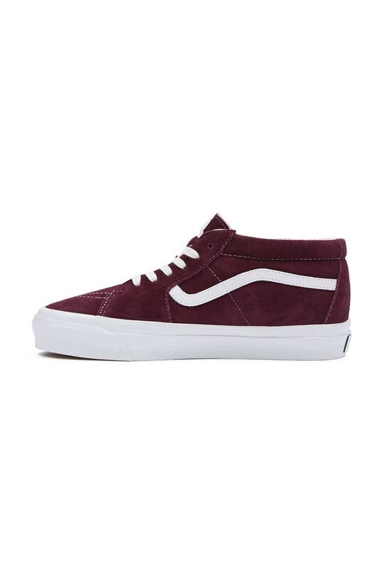 Vans suede sneakers Sk8-Mid Reissue 83 LX VN000CQQ4QU1 maroon