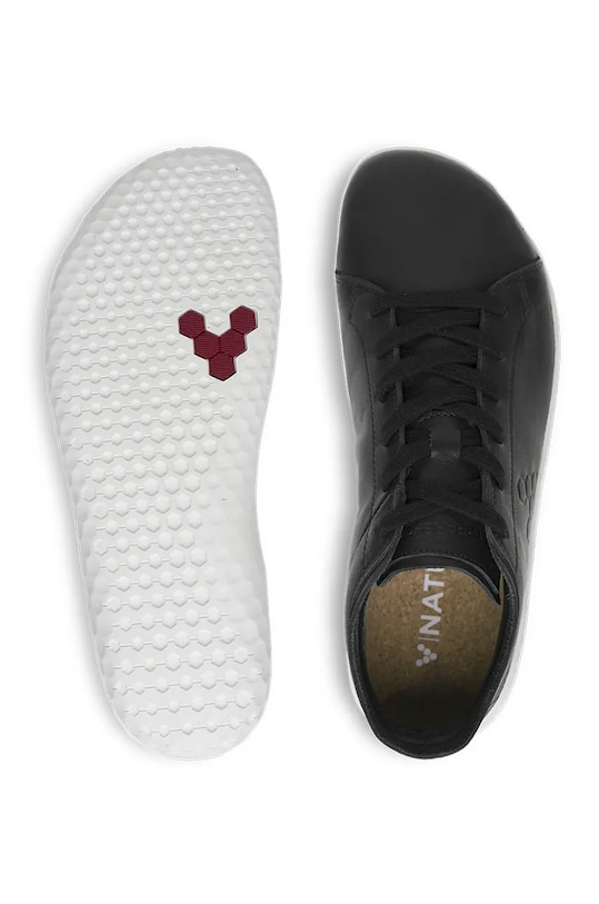 Vivobarefoot sneakers din piele GEO COURT III 301056 negru