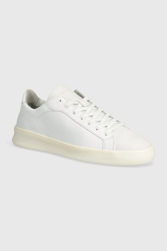 VOR leather sneakers 3A grain leather white 3A.Champagnerweiss