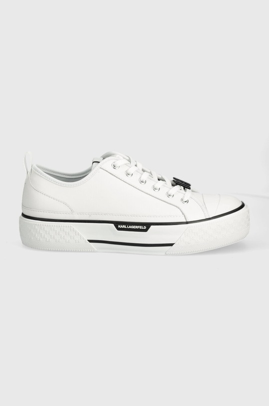 Karl Lagerfeld bőr tornacipő KAMPUS MAX KL50420.011 fehér SS24