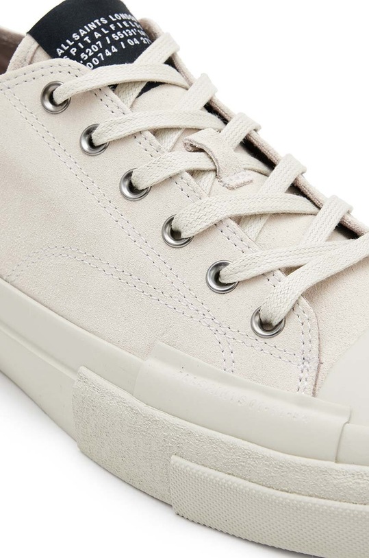 AllSaints tenisówki zamszowe Redd biały MF508Z