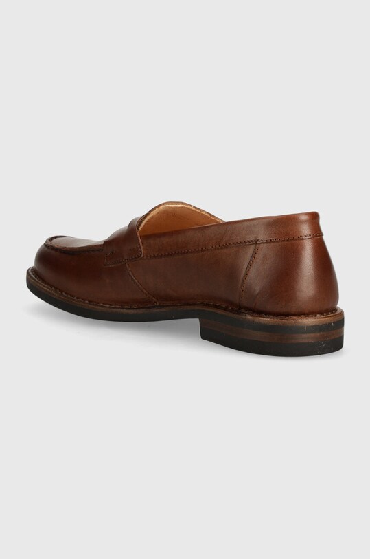 Shoes Astorflex leather loafers Mokaflex Rubber MOKAFLEX.RUBBER.710.405 brown