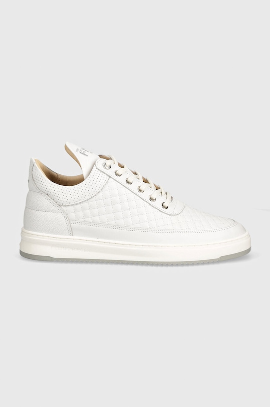 Кожаные кроссовки Filling Pieces Low Top 10100151901 белый SS24