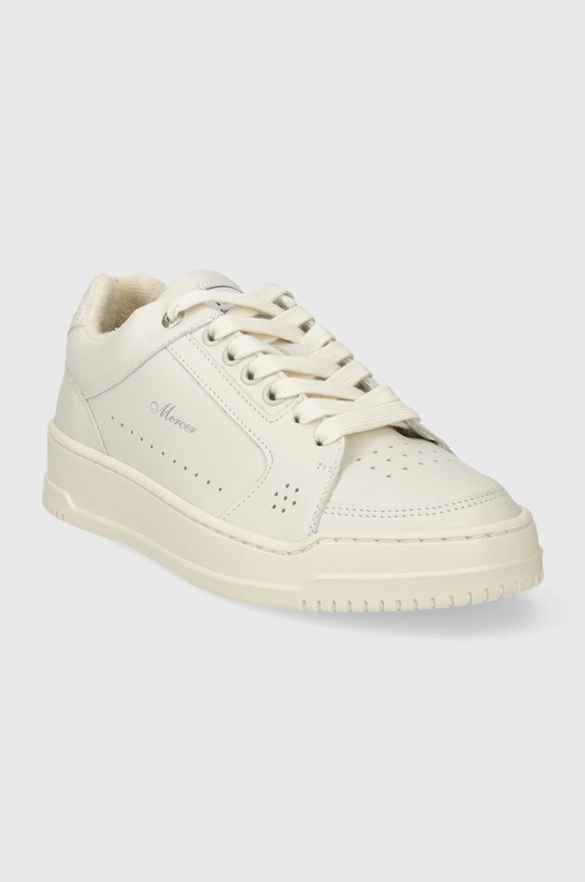 The Mercer Brand sneakers din piele The Open Era ME234001.102 bej SS24