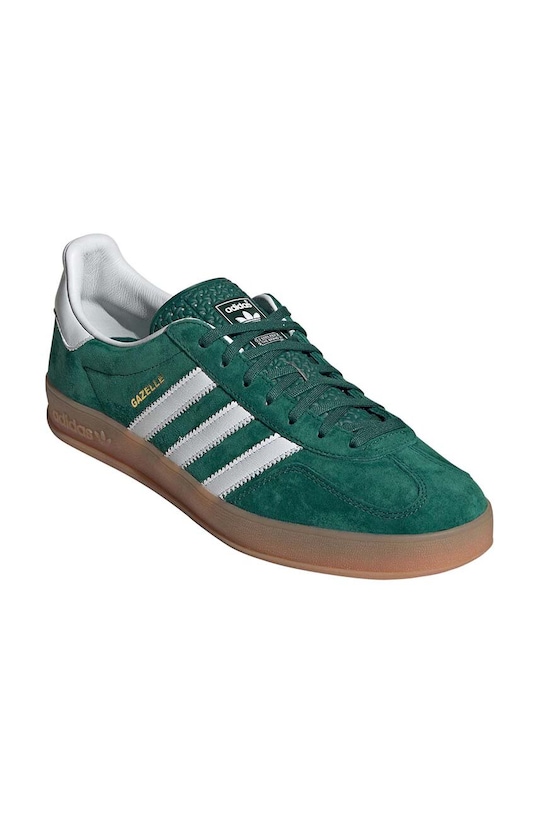 Замшевые кроссовки adidas Originals Gazelle Indoor IG1596 зелёный SS24