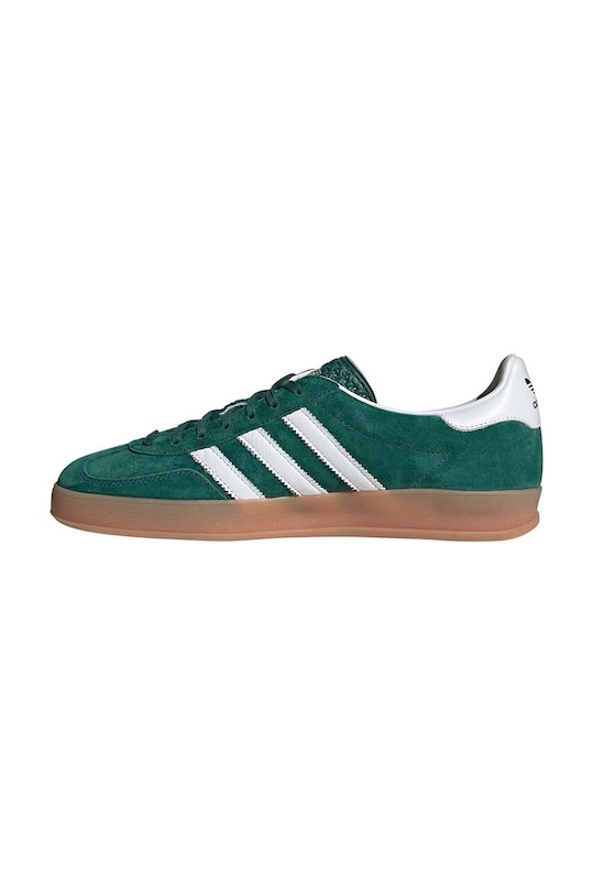 Замшевые кроссовки adidas Originals Gazelle Indoor зелёный IG1596