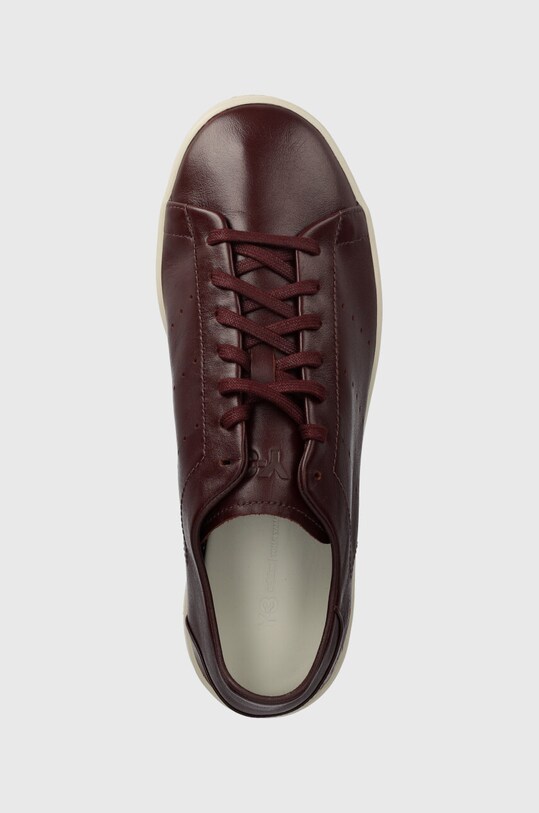 Y-3 sneakers din piele Stan Smith burgundia IG4038