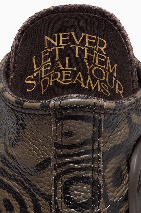 Converse scarpe da ginnastica in pelle Converse x Wonka Chuck 70 Chocolate Swirl A08151C marrone
