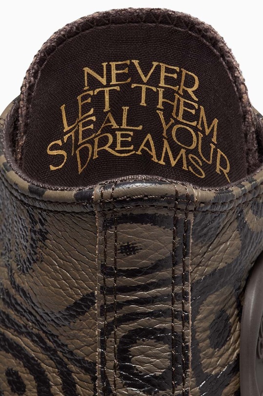 Converse tenisi de piele Converse x Wonka Chuck 70 Chocolate Swirl A08151C maro