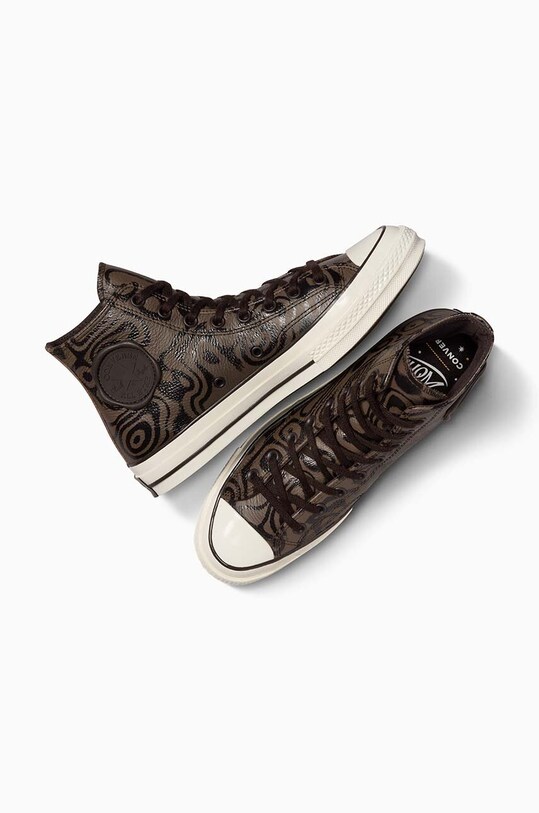 Converse scarpe da ginnastica in pelle Converse x Wonka Chuck 70 Chocolate Swirl A08151C
