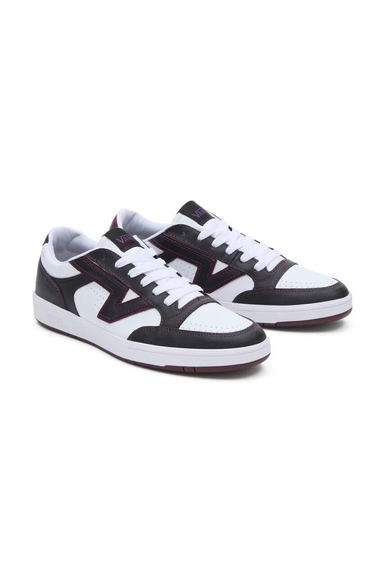 Kožené sneakers boty Vans Lowland CC VN000BWBBM81 bílá SS24
