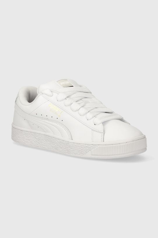 Puma sneakers PUMA X ONE PIECE mic de statură alb 397255