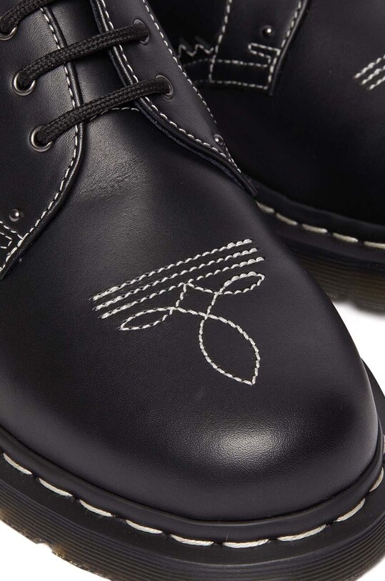 Obuwie Dr. Martens półbuty skórzane 1461 Gothic Americana DM31625001 czarny