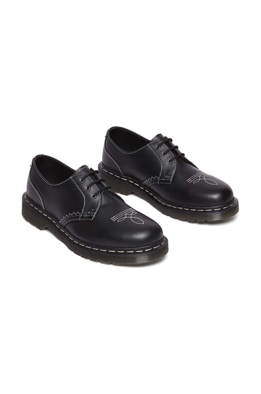 Dr. Martens półbuty skórzane 1461 Gothic Americana DM31625001 czarny