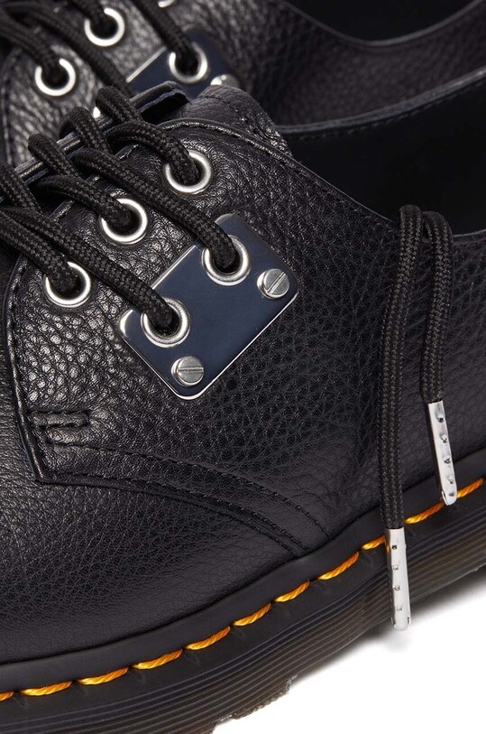 Dr. Martens scarpe in pelle 1461 Metal Plate nero DM31684001