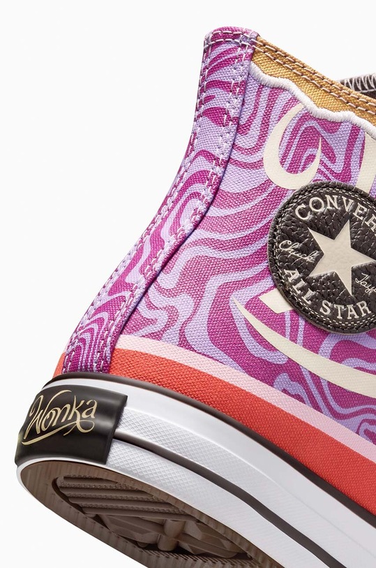 Converse sportcipő Converse x Wonka Chuck Taylor All Star Swirl lila A08154C