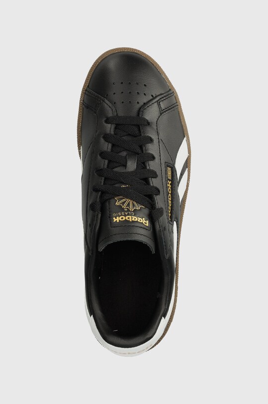 Кожаные кроссовки Reebok Classic CLUB C чёрный 100202327