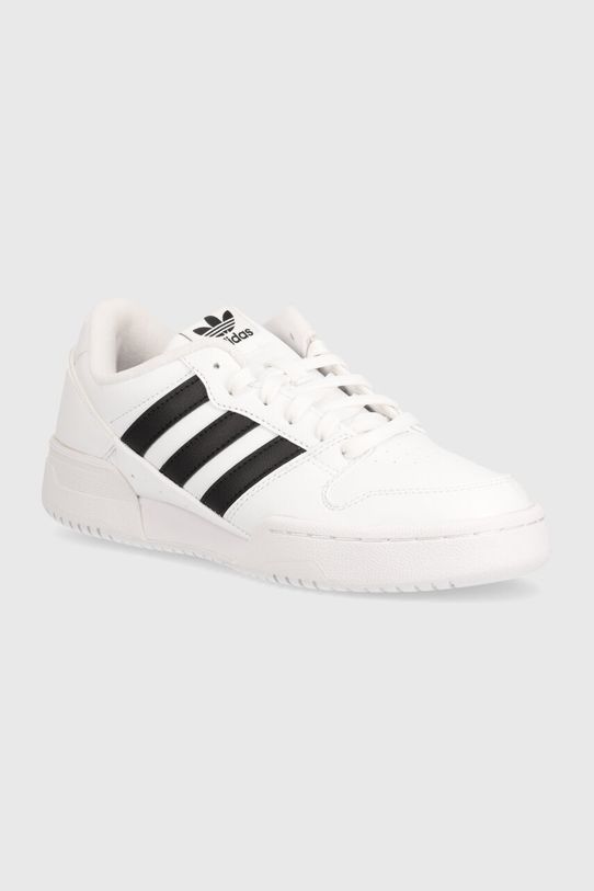 adidas Originals sneakers din piele Team Court 2 STR plată alb ID6631