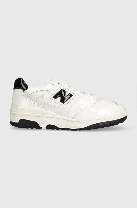 New Balance sneakers din piele BB550YKF plată alb BB550YKF