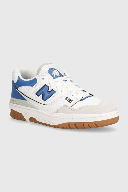 New Balance sneakers BB550ESA piele întoarsă alb BB550ESA