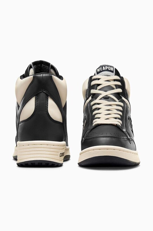 Shoes Converse leather sneakers Weapon Old Money Mid Vintage A04400C black