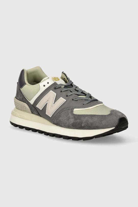 New Balance sneakers 574 piele întoarsă gri U574LGGD