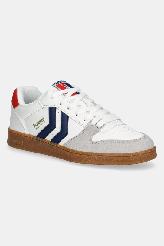 Hummel sneakers Handball Perfect imitatie de piele intoarsa alb 226303
