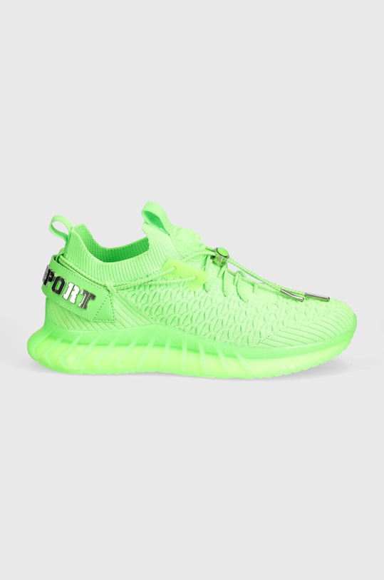 PLEIN SPORT sneakersy Runner USC0520.STE003N.27 zielony SS24