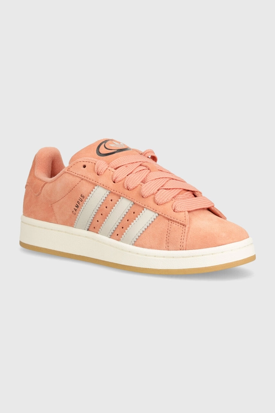 Semišové tenisky adidas Originals CAMPUS 00s usňová koža ružová ID8268