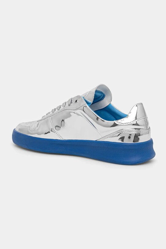 Obuwie VOR sneakersy skórzane 5A 5A.Cromato srebrny