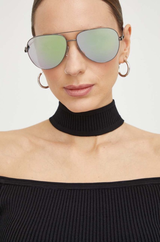 Kurt Geiger London okulary przeciwsłoneczne lustrzana szary 2291364999