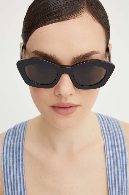 Солнцезащитные очки Marni кошачий глаз чёрный EYMRN00020.004.EWS