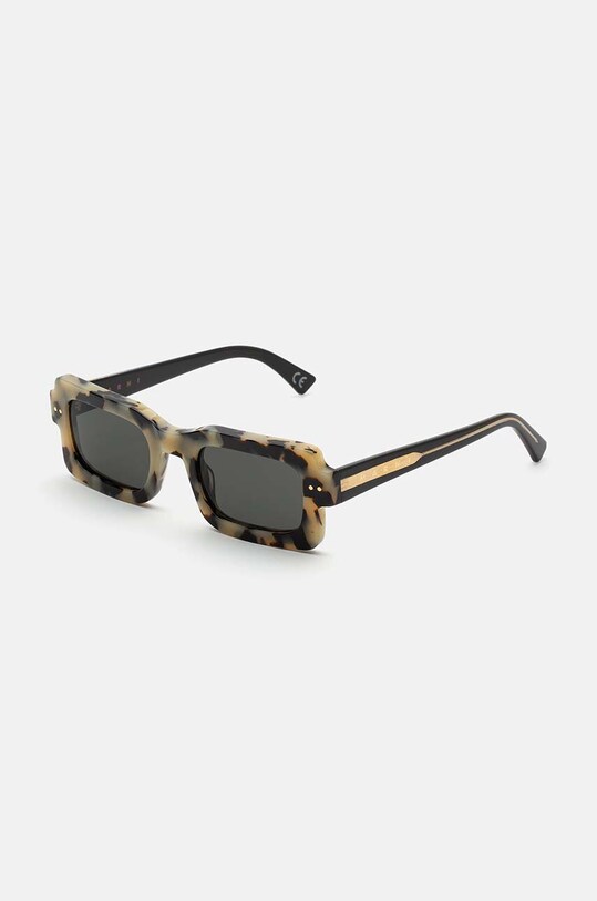 Marni okulary przeciwsłoneczne Lake Vostok Puma EYMRN00004.006.GS7 czarny AA00