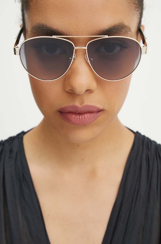 Sunčane naočale Guess sjenčano zlatna GF0414.32B