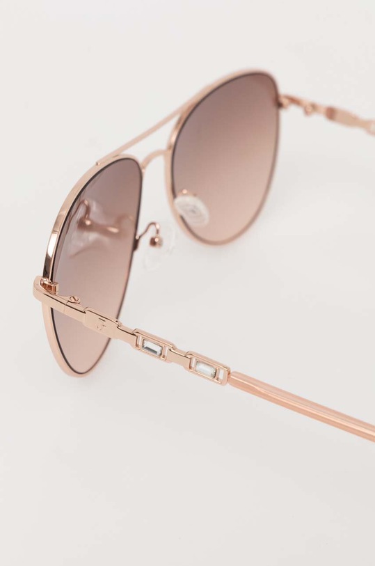 Guess okulary przeciwsłoneczne złoty GF6143.28F