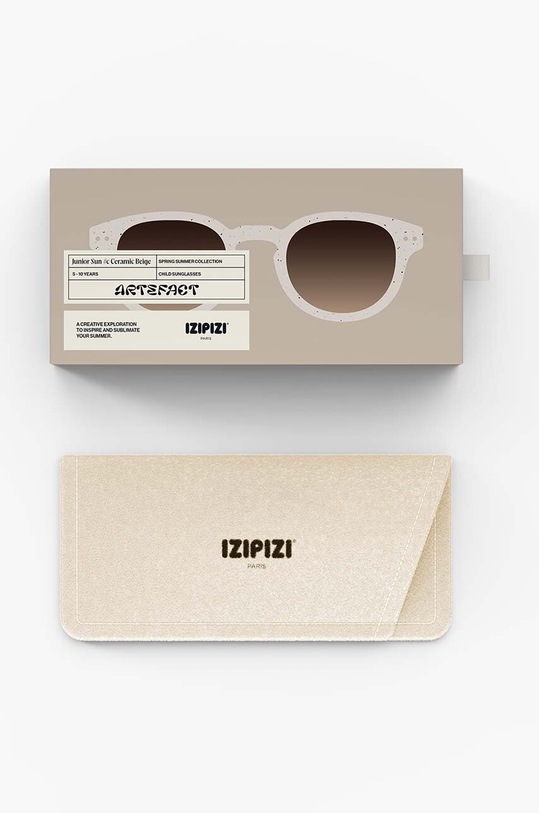 IZIPIZI okulary przeciwsłoneczne dziecięce JUNIOR SUN #c JSN1824 beżowy